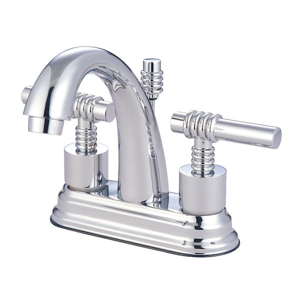 KS8611ML 4" Centerset Bathroom Faucet, Polished Chrome